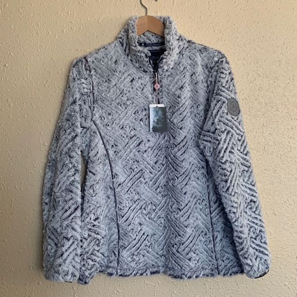 Simply Southern Sweaters - Simply Southern pullover cozy 3/4 zipper sweater